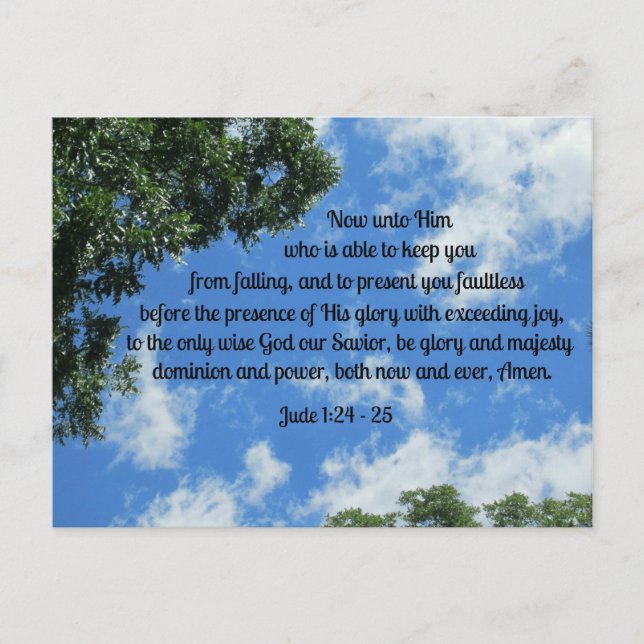 Carte Postale Jude 1:24-25 (Devant)