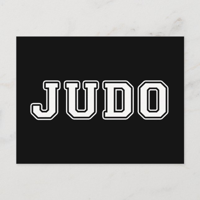 Carte Postale Judo (Devant)