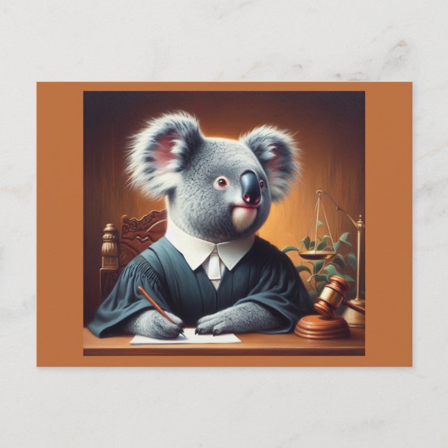Carte Postale Juge Koala (Devant)