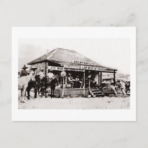 Carte Postale Juge Roy Bean Law à l'ouest du Pecos