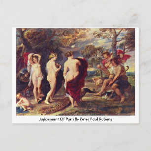 Carte Postale Jugement De Paris Par Peter Paul Rubens