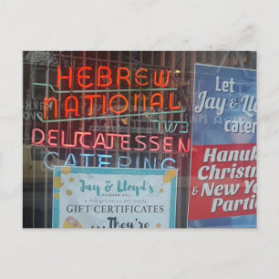 Carte postale juive Kosher Deli à Brooklyn