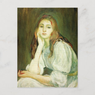 Carte postale Julia Daydreaming de Berthe Morisot