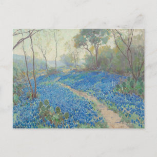 Carte Postale Julian Onderdonk - A Hillside of Bluebonnets