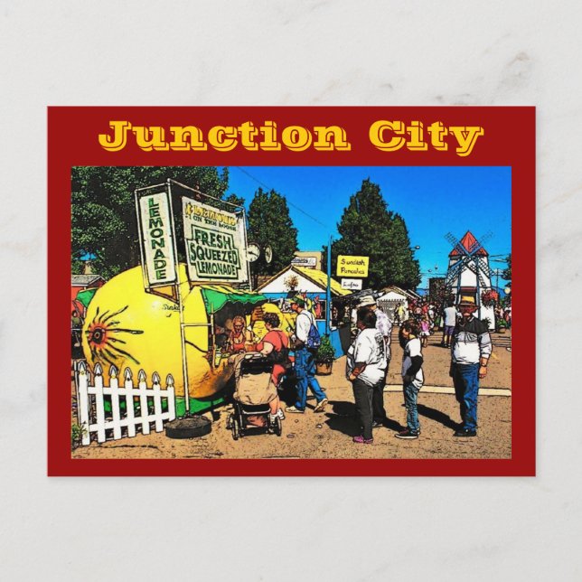 Carte postale Junction City (Devant)