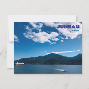 Carte postale Juneau Alaska avec Avion flottant de