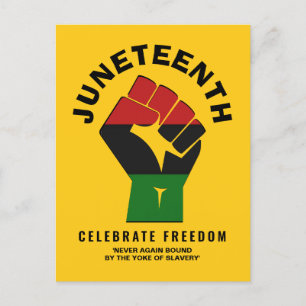 Carte Postale JUNETEENTH célèbre la liberté