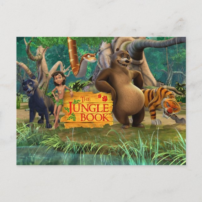 Carte Postale Jungle Book Group Shot 5 (Devant)