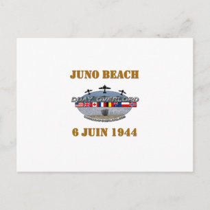 Carte Postale Juno Beach 1944 Normandie