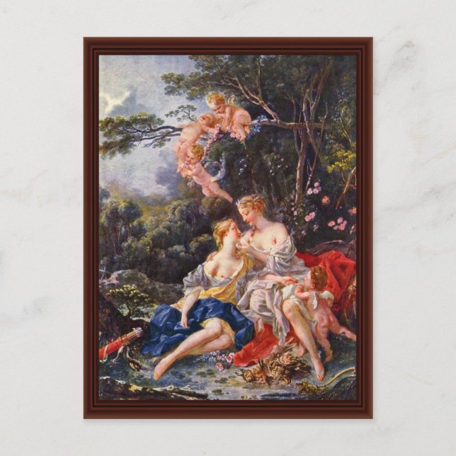 Carte Postale Jupiter Et Callisto Par François Boucher (Devant)