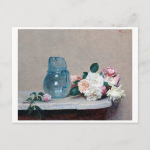 Carte Postale Jus de rose et de verre, Henri Fantin-Latour