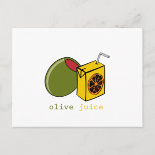 Carte Postale Jus d'olive