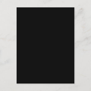 Carte Postale Juste code hexadécimal noir 000000