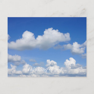 Carte Postale Juste des nuages
