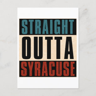 Carte Postale Juste devant Syracuse New York NY
