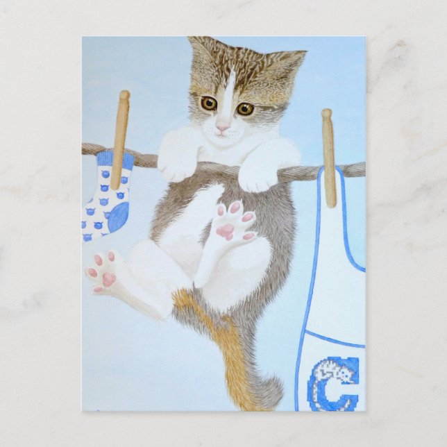 Carte Postale Juste en traînant ! (Devant)