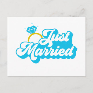 Carte Postale Juste marié