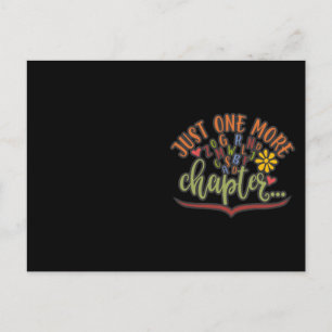 Carte Postale Juste Un Chapitre De Plus. Lire est mon truc