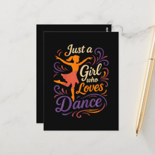 Carte Postale Juste un qui aime danser la danse