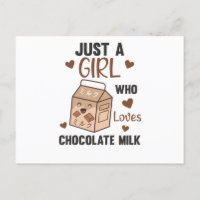 Juste une fille qui aime le lait au chocolat Kawai