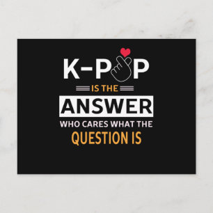 Carte Postale K-POP toute la journée