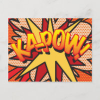 KA-POW Amusement Bande Dessinée Rétro Art Pop