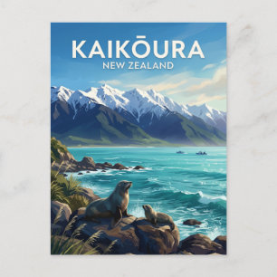 Carte Postale Kaikōura Nouvelle-Zélande