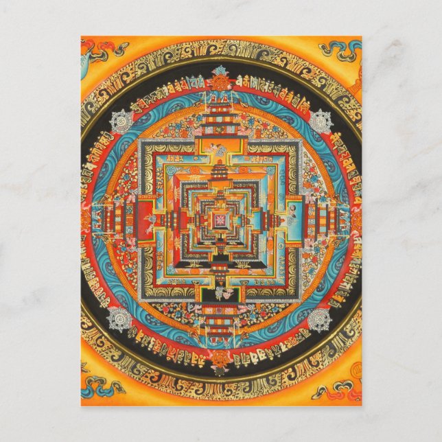 CARTE POSTALE KALACHAKRA ESOTERIE MANDALA III (Devant)