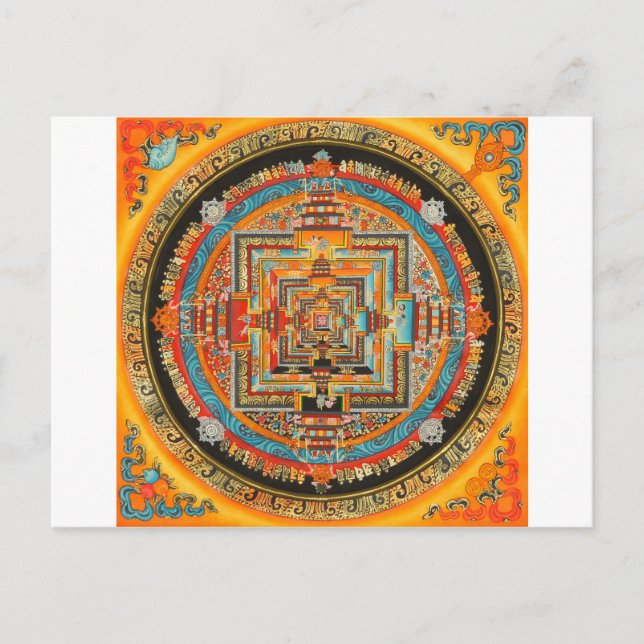 CARTE POSTALE KALACHAKRA ESOTERIE MANDALA III (Devant)