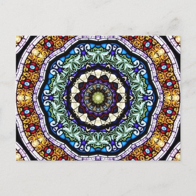 Carte Postale Kaleidoscope en verre tendu #2 (Devant)