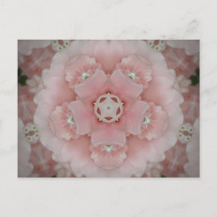 Carte Postale Kaleidoscope rose Floral