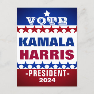Carte Postale Kamala Harris