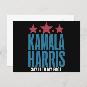 Carte Postale Kamala Harris Si Vous Avez Quelque Chose À Dire