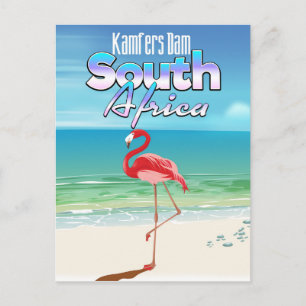 Carte Postale Kamfers Dam affiche de voyage sud-africaine