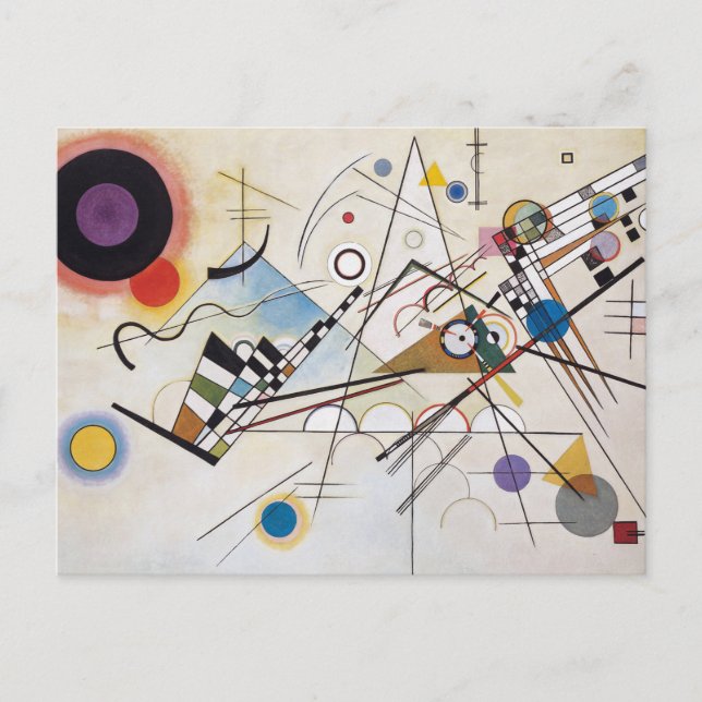 Carte Postale Kandinsky 1923/composition viii/pixdecines (Devant)