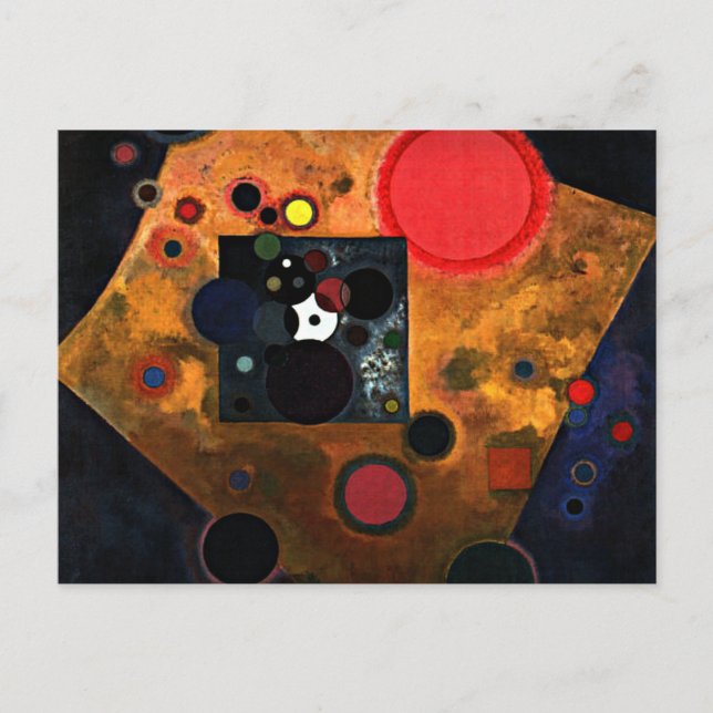 Carte Postale Kandinsky - Accent sur le Rose (Devant)
