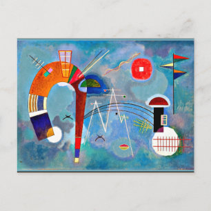 Carte Postale Kandinsky - Art rond et pointé, coloré
