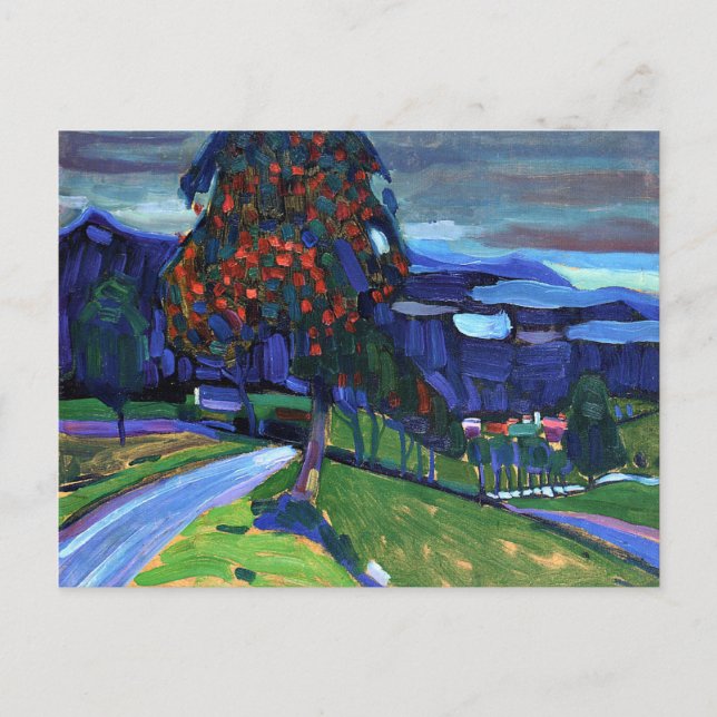 Carte Postale Kandinsky - Automne à Murnau (Devant)