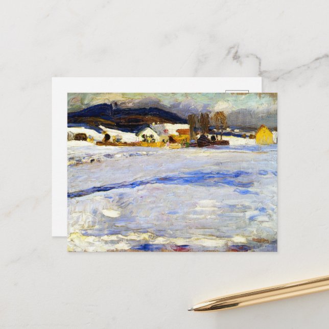 Carte Postale Kandinsky - Bei Starnberg (Devant/Arrière en situation)