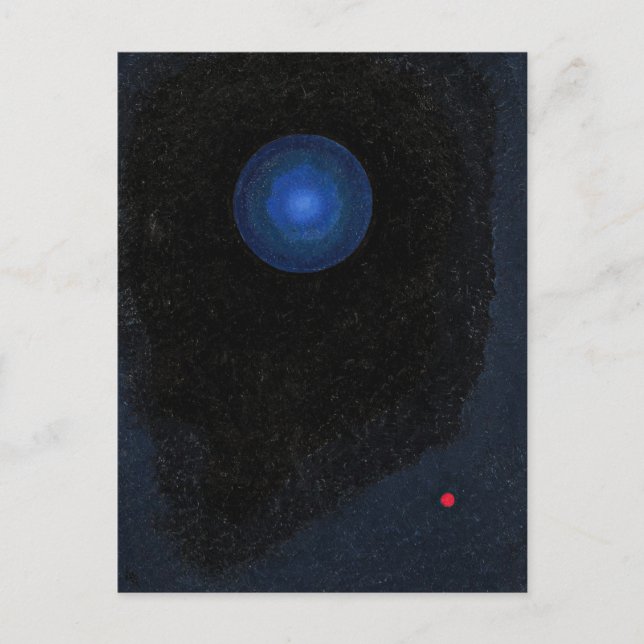 Carte Postale Kandinsky - Bleu, oeuvres d'art célèbres, (Devant)