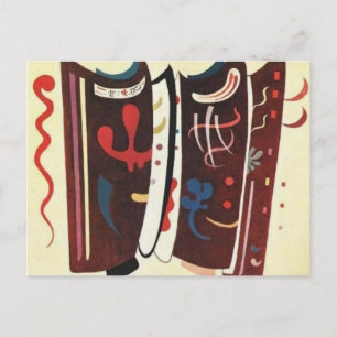 Carte Postale Kandinsky Brown avec Supplément Abstrait