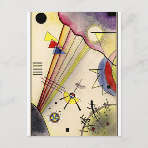 Carte Postale Kandinsky - Connexion claire, art abstrait