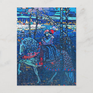 Carte Postale Kandinsky - Couple à cheval