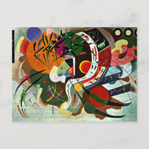 Carte Postale Kandinsky - Courbe dominante