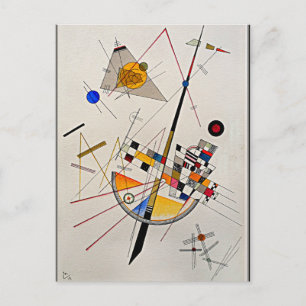 Carte Postale Kandinsky - Délicate tension