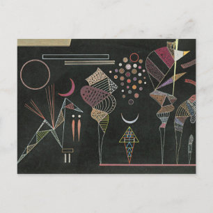 Carte Postale Kandinsky - Etude por Contrastes Reduits
