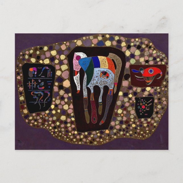 Carte Postale Kandinsky - Fragments (Devant)
