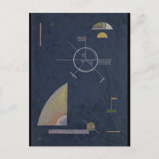 Carte Postale Kandinsky - gris foncé (Devant)