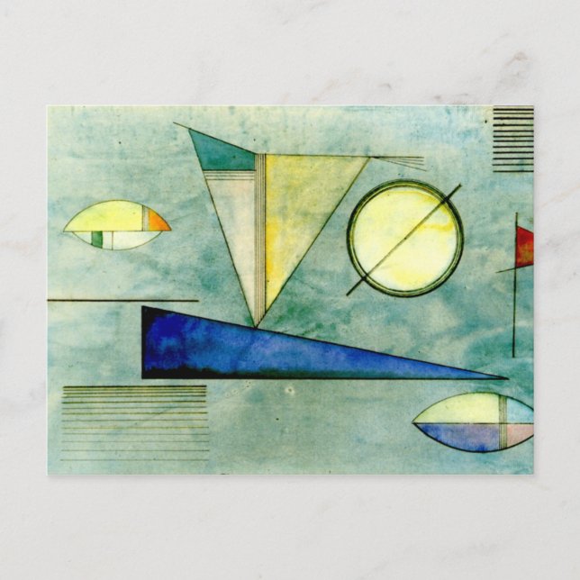 Carte Postale Kandinsky - Haze, oeuvre abstraite, (Devant)