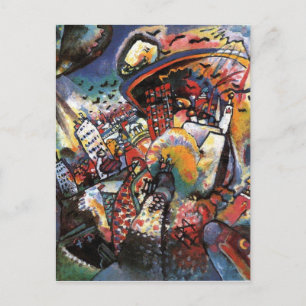 Carte Postale Kandinsky Moscou I Cityscape peinture Abstraite